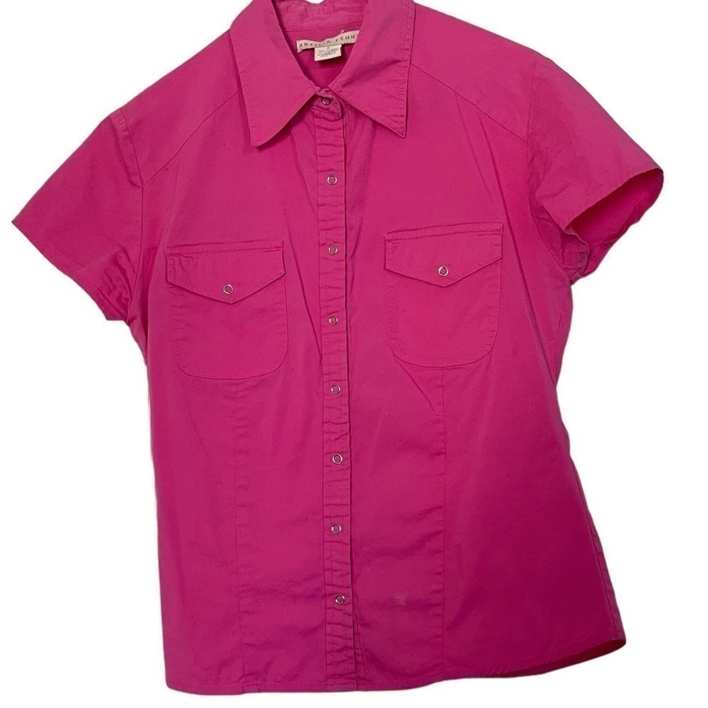 Antilia Femme Top Snap Closure Vibrant Pink S